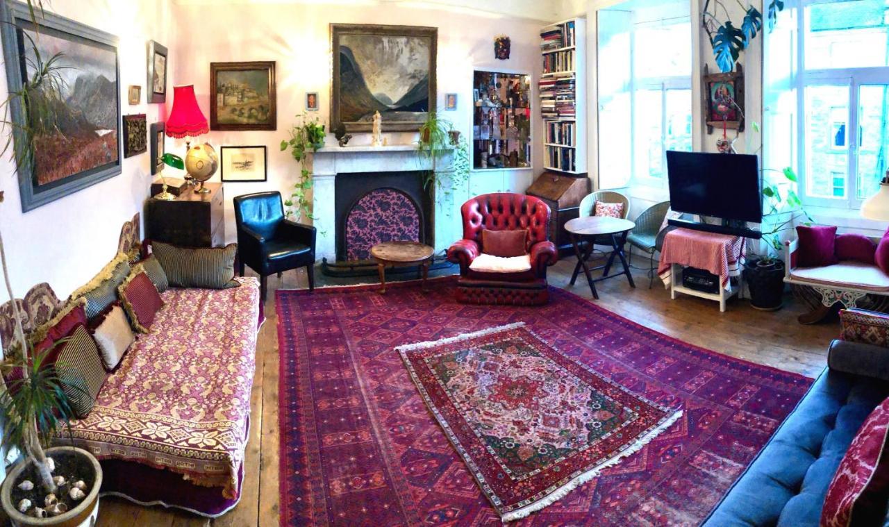Central Apartment With Parking, Original Art And Antiques 에든버러 외부 사진